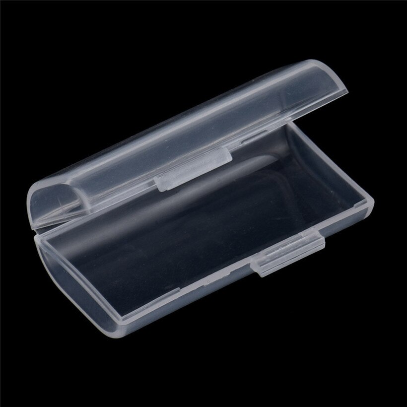 Draagbare Hard Plastic Battery Case Holder Opbergbox voor 2 xAAA Batterijen 0814