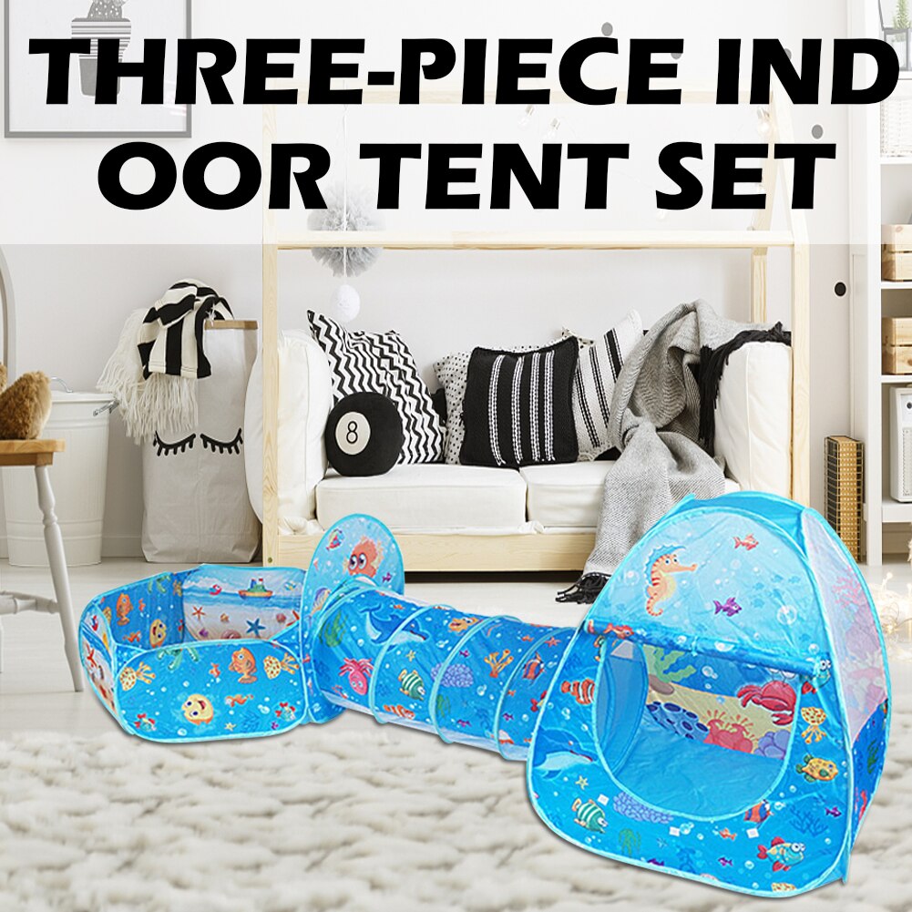 Kinderen Ideaal Verjaardag Xmas 3 In 1 Ademend Duurzaam Strand Speelgoed Speelhuis Discovery Buis Tunnel Tent Speelgoed