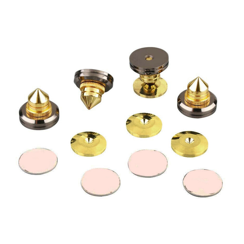 Precisiongeek Brass Speaker Pads 20mm Dia - Set Of 8