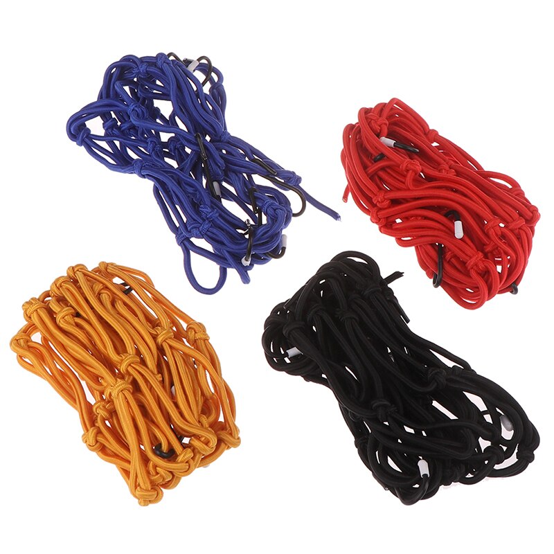 6 Hook 40x40cm Helmet Cargo Luggage Mesh Web Net Black Helmet Web Car String Motorcycle Cargo Mesh Net