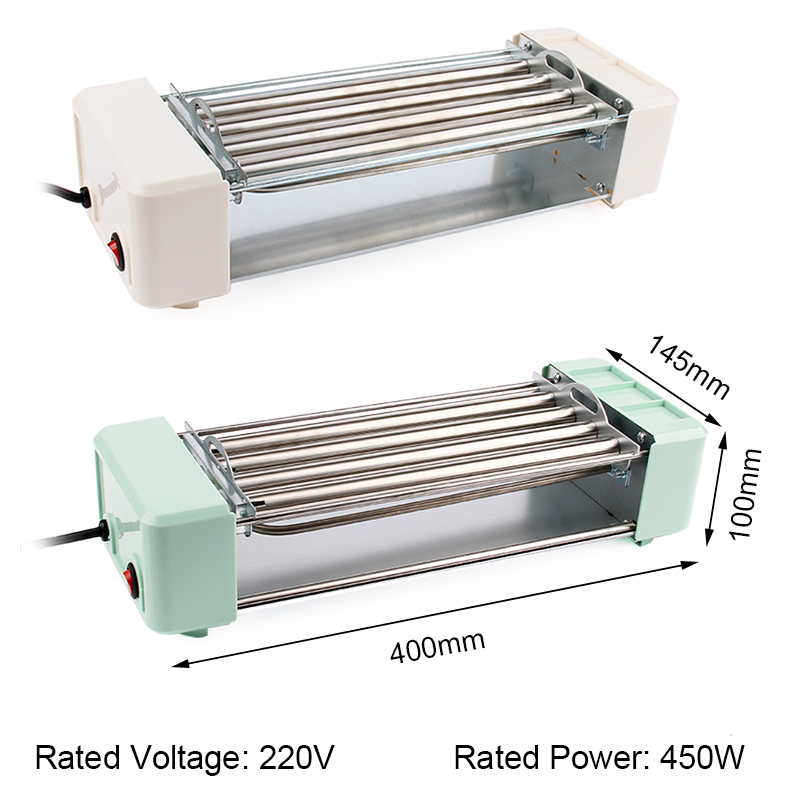 Electric Sausage Machine Multifunction American Dog Kebab Roller Teppanyaki Barbecue Grill Steak DIY Hamburger Baking Oven