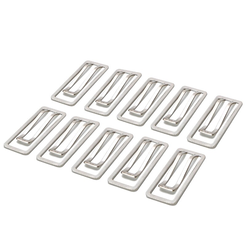Deli 10pcs Paper Note Clip Safety Pin Large Metal Bill Document Data Storage Fixed U-shaped Stationery Office Supplies