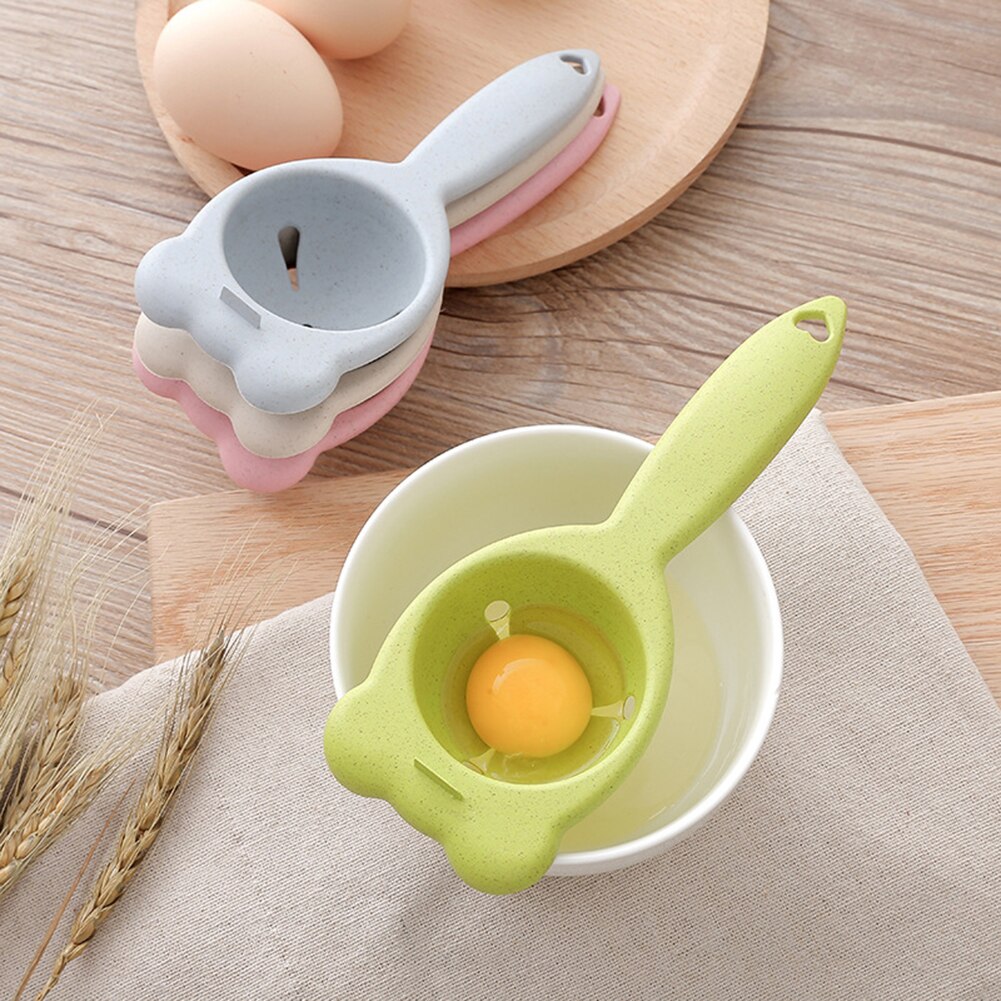 Utensilio para hornear pasteles, divisor tamiz, herramienta de cocina artesanal, separador de yema y clara de huevo, separador de huevos de plástico de grado alimenticio