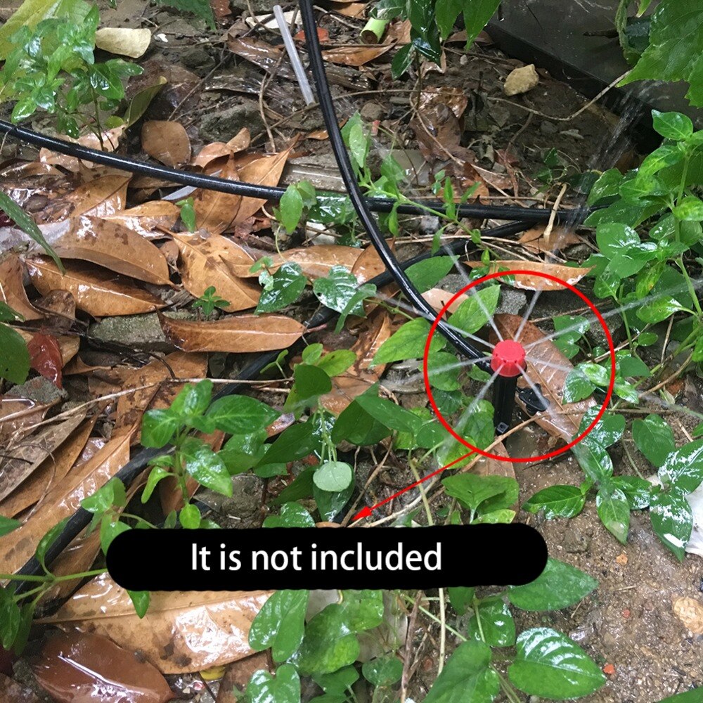 30M-80M 4/7Mm Tuin Waterslang Pvc Micro Druppelirrigatie Buis Kassen Vernevelaars 1/4 ''Slang Planten Bloem Drenken Pijp