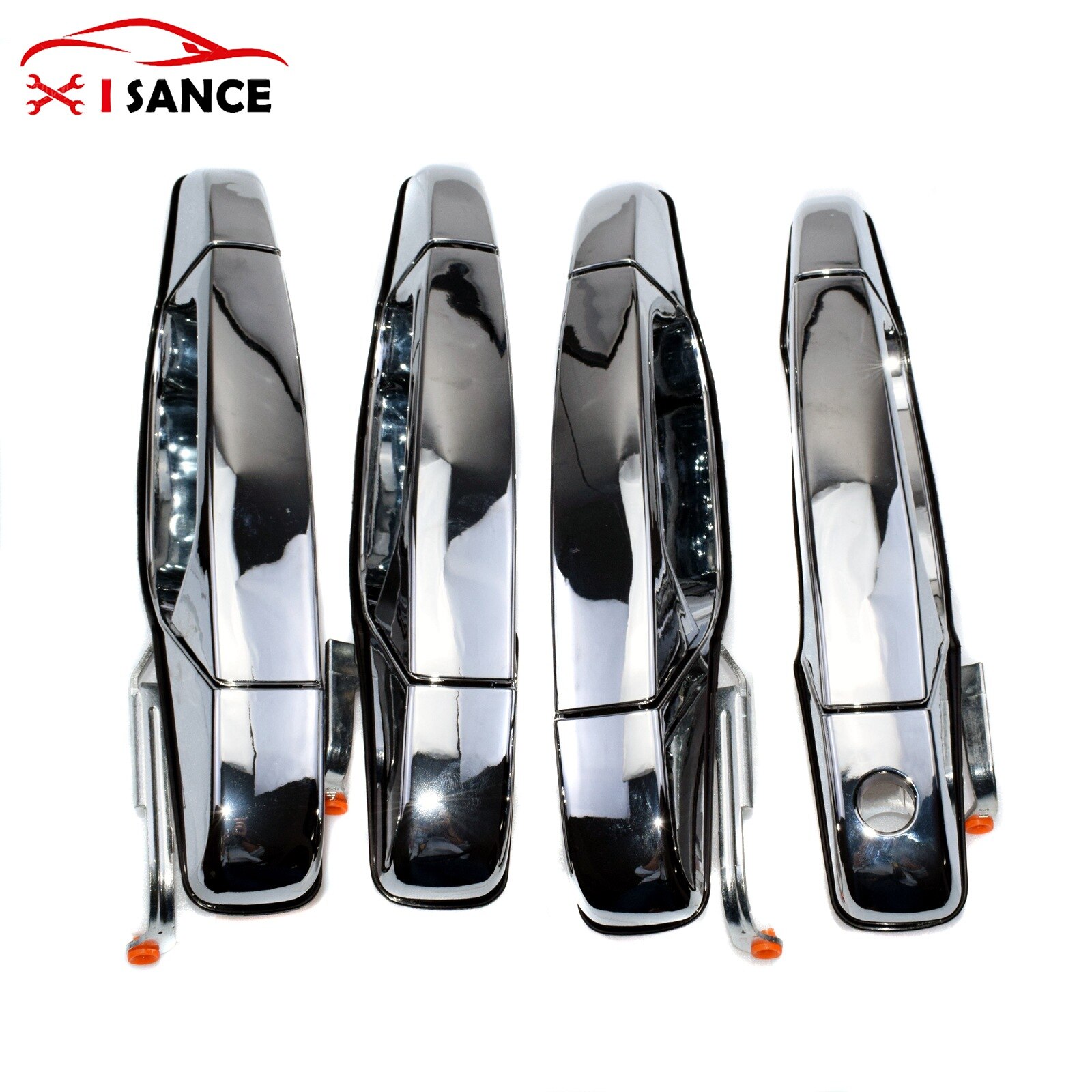 Chrome Outside Exterior Door Handle Front Rear Left Right For Chevy Tahoe Yukon Gmc Cadillac 15915147,15915148,15915619,15915620