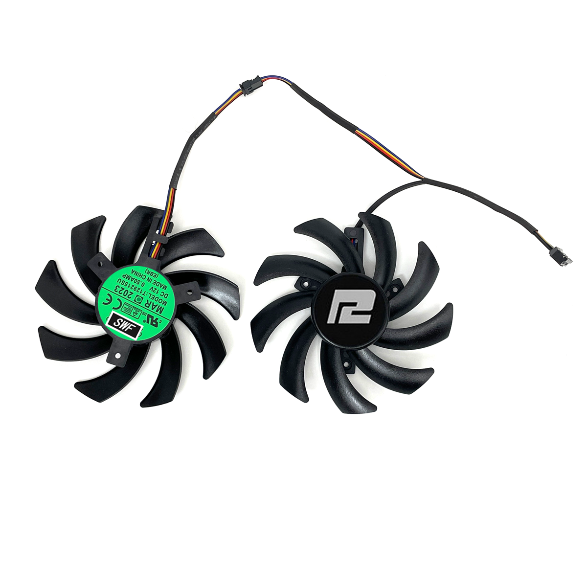 Nowy wentylator chłodzący 85 mm do kart graficznych Powercolor RX 6700 6650 6600 XT RX 5700 5600 XT V2 Fighter Cooler Fan