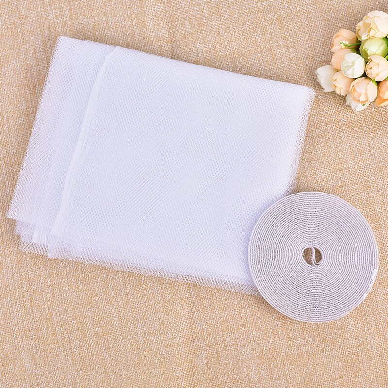Insect Screen Window Netting Kit Fly Bug Wasp Mosquito Curtain Mesh Net Cover Insect Window Net &Tape