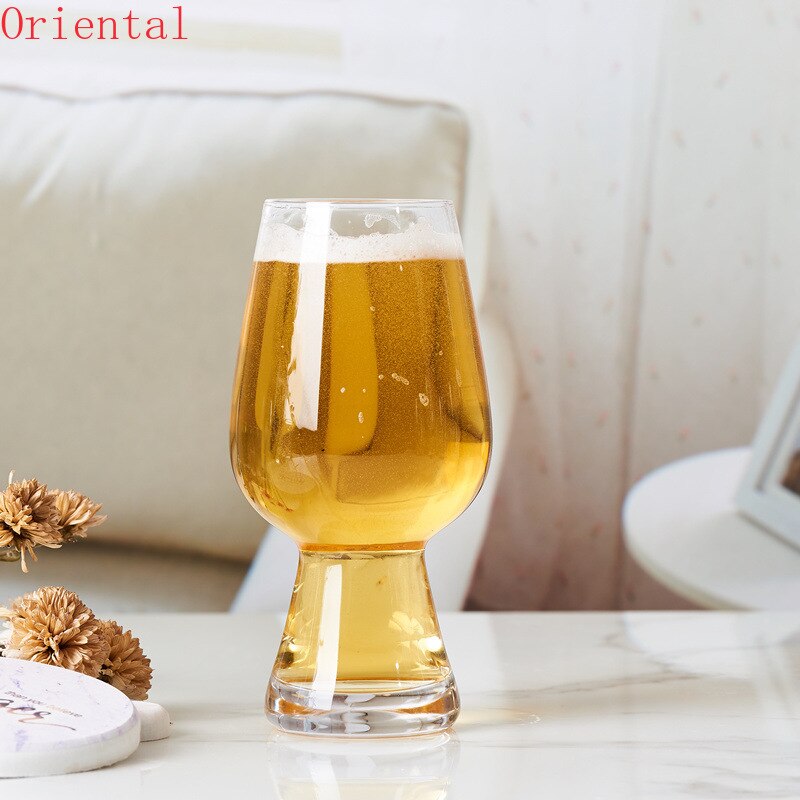 Art 500ml Craft Beer Steins Mug Personality Glasses Bar Goblet Lead-free Crystal Glass Wheat Beer Glass Cup Drinkware