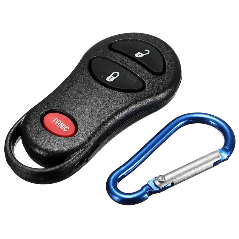 3 Button Remote Key Fob Case Shell For Chrysler Jeep Dodge Cherokee Cruise Ram