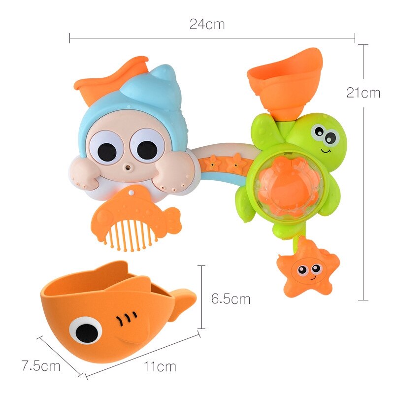 Kinderspeelgoed waterspeelgoed douches zeedieren speelgoed babybadkamer speelgoed waterbad speelgoed