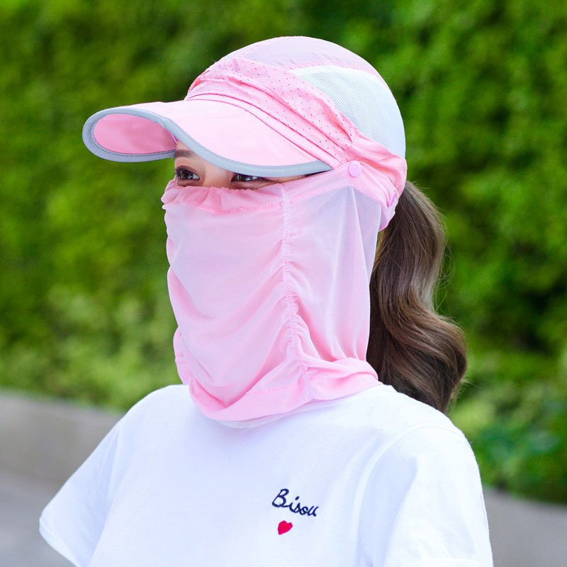 Seaside Sun Visor Hat Female Summer Sun Hats For Women large Brimmed Sun Hat Folding Beach Girls Caps: solid pink