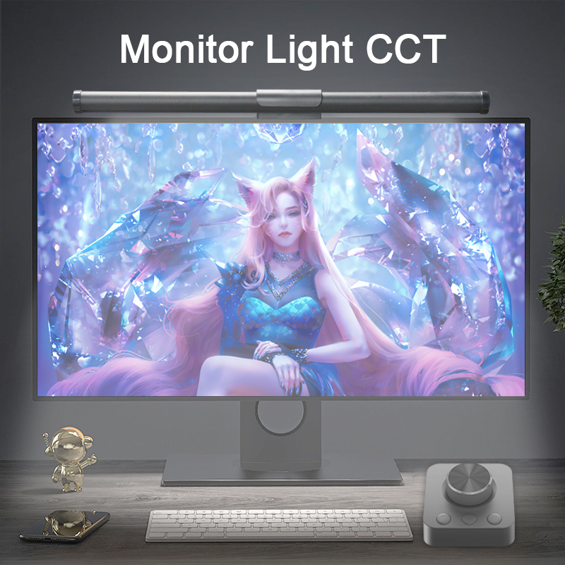 Wiscolor LED-computermonitor lichtbalk met afstandsbediening oogzorg tafellamp dimbaar scherm lichtbalk geen schittering thuiskantoor gaming