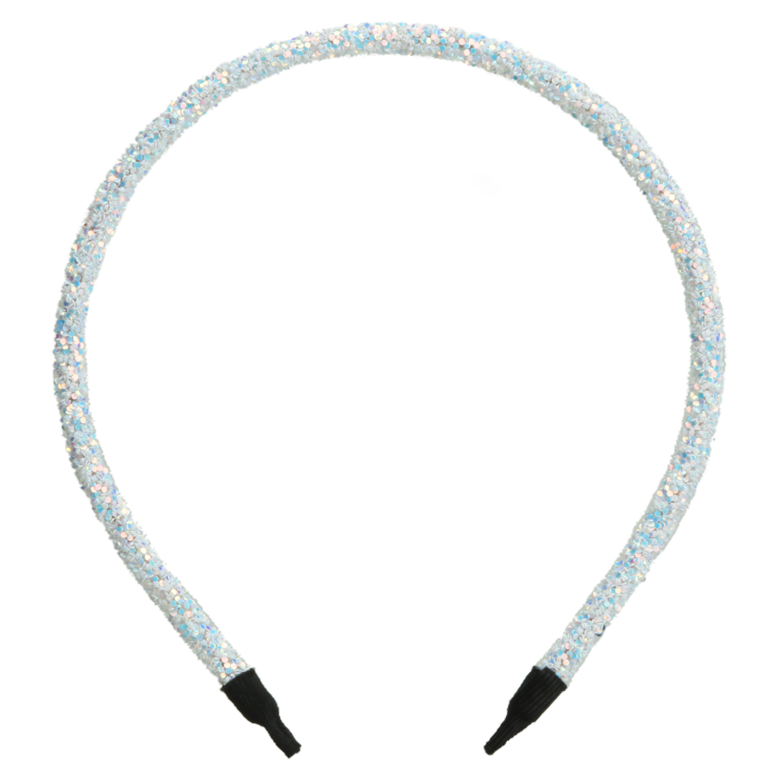 1PC Leuke Meisjes Hoofdbanden Glitter Regenboog Haarbanden Sparkly Haarbanden Kids Kinderen Party Decoratie Haaraccessoires: Black