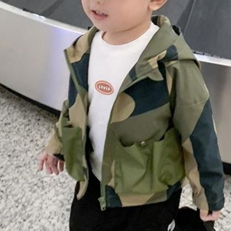Novo menino jaquetas camuflagem crianças casacos moda crianças outerwear primavera outono 2022-040