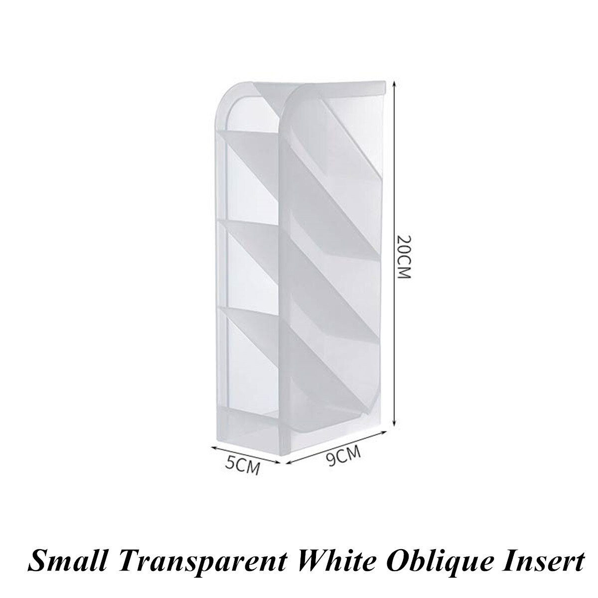 Home Storage organizer Pencil tube Home Office Supplies Pencil cosmetic Pot Pen Holder Stationery Storage Rack Desktop Storage: White S