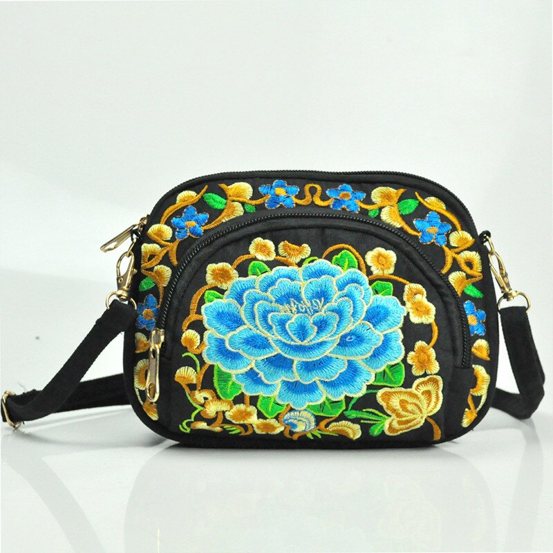 Retro Vintage Embroidery Boho Tote Messenger National Style Ethnic Shoulder Bag Tassel Tote Messenger Bag Hippie Crossbody: 7