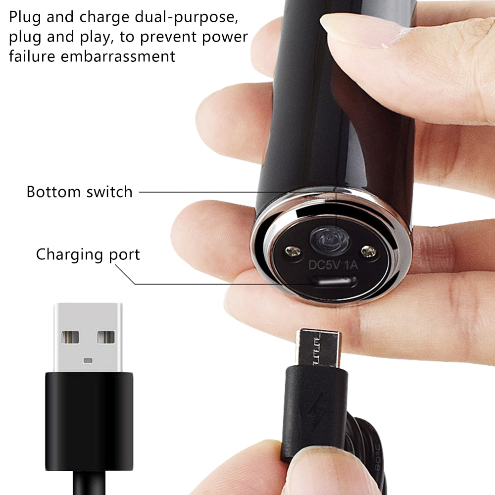 retro USB Aufladbare Haar Trimmer kabellos Barbier Carving Haar Haarschneidemaschine Große Energie Geräuscharm T9 Haar Schneiden Für Art Erwachsene