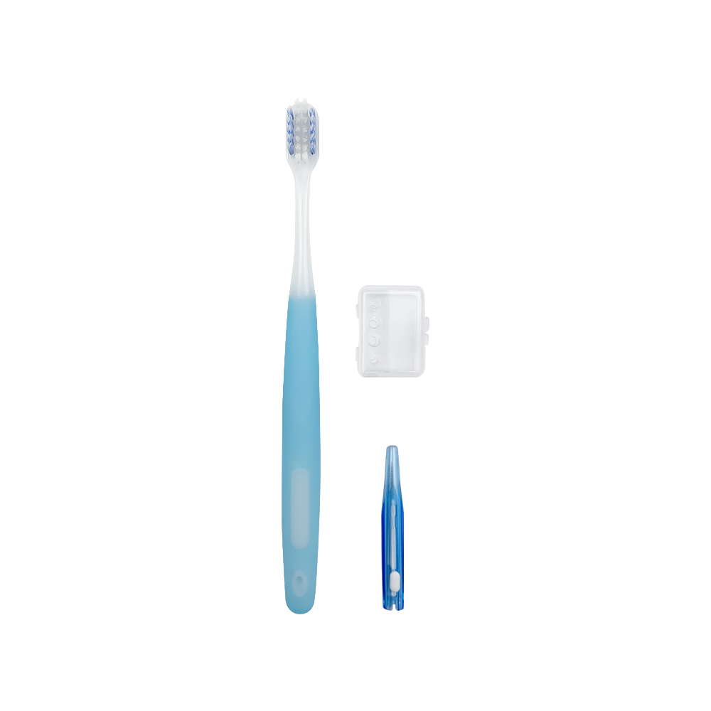 U-vormige Tandenborstel Orthodontie Diepe Reiniging Voor Beugels Volwassen Orthodontische Zachte Tandenborstels Orale Tandheelkundige Tandenborstel: Blauw