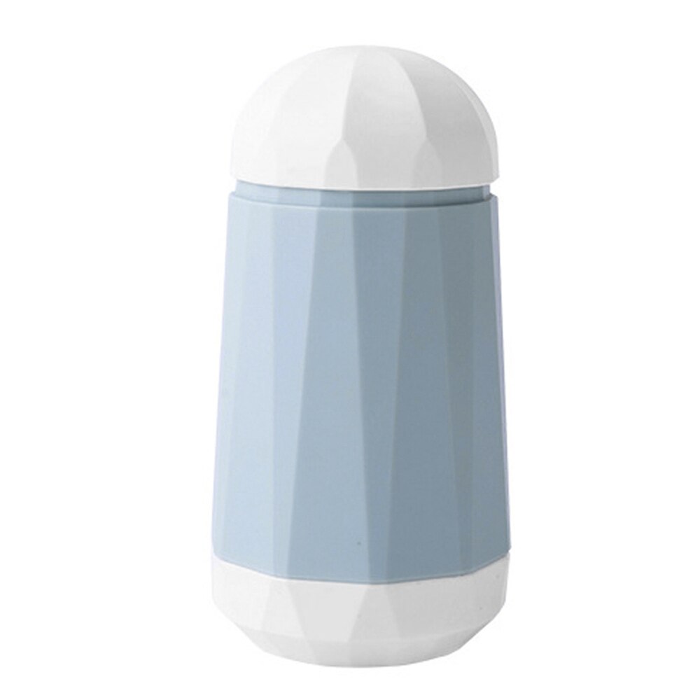 Nordic Toothpick Holder Automatic Press Dispenser For Cotton Swab Case Organizer: Blue