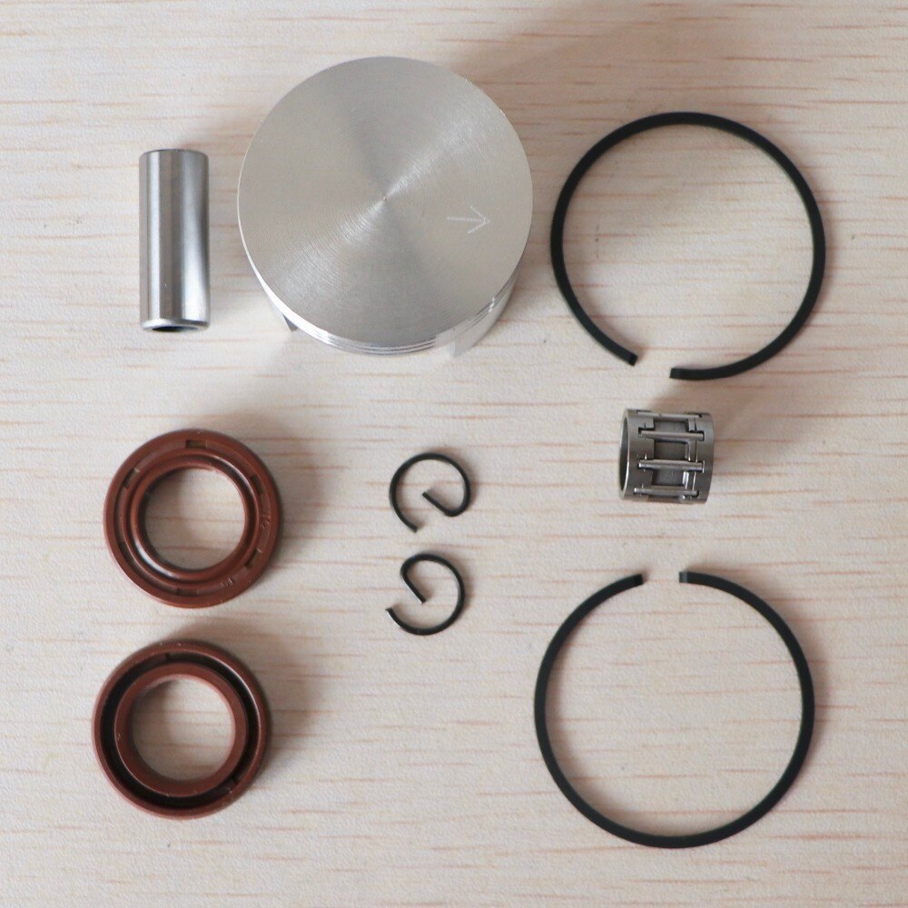 Kit de pièces de réparation pour joint d'huile, Piston et anneaux de 38MM, roulement à aiguille à broche de 10MM, pour tronçonneuse Stihl MS180 018 180