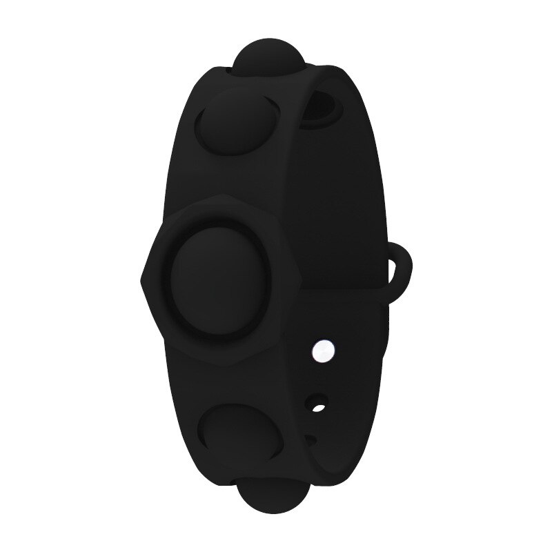Simple Dimple Fidget Toy Fat Brain Toys Stress Relief Hand Toys For Kids Easy To Use Soft Silicone Decompression Antistress Toys: Black