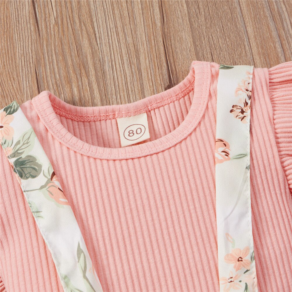 Zlaille – ensemble de jupe pour bébé fille, vêtements d'été en coton tricoté, haut à bretelles, avec bandeau
