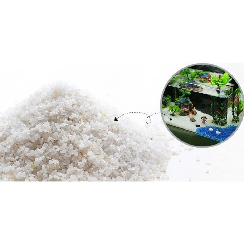 100g/200g/300g Colored Crystal Stones For Aquarium Decoration Ornaments Fish Tank Floor Decorative Grinding Quartz Stones