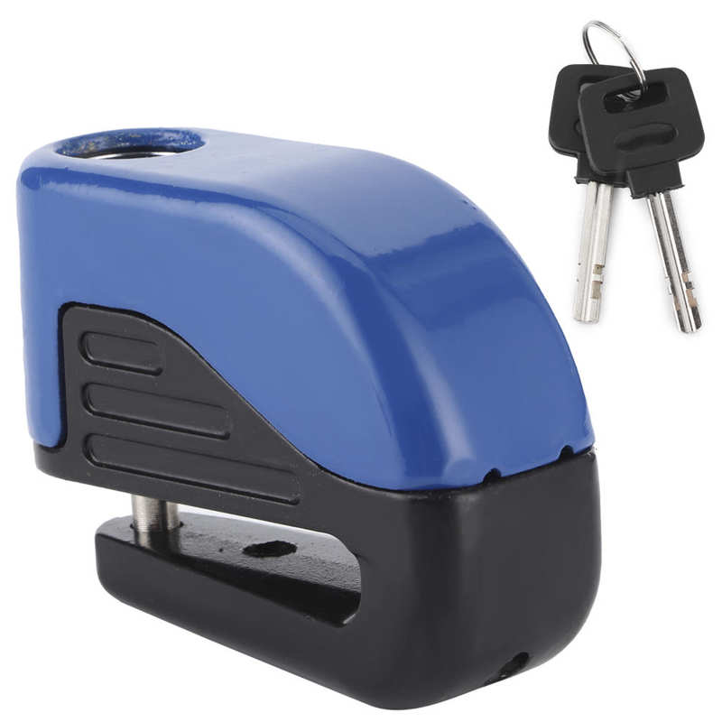 Motorcycle Alarm Lock Anti-Theft Disc Brake Lock 120dB Alarm Protection for Motorcycle Bicycle Mountain Bikes