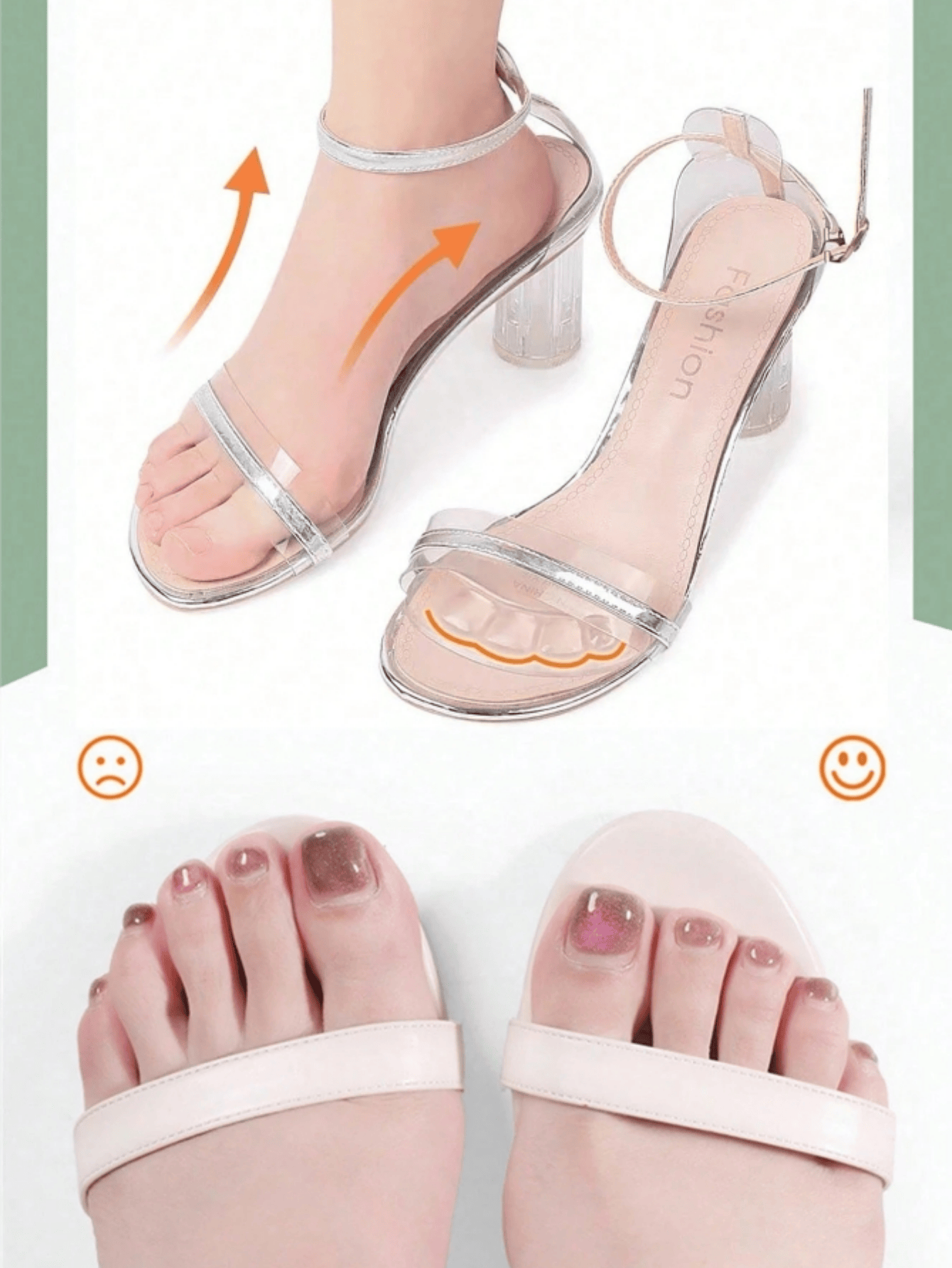 3/6 paar voorvoet demping hoge hakken/sandalen antislip pads, hoge hakken leren schoenen hakstickers wasbaar