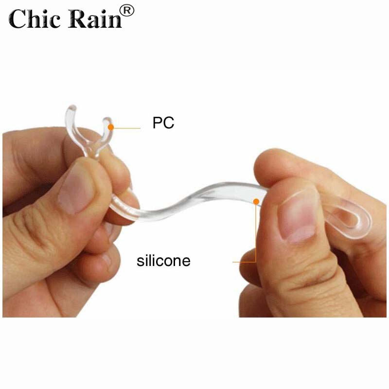 Bluetooth oortelefoon transparante siliconen oorhaak lus clip headset oorhaak vervangende hoofdtelefoon accessoires 6mm 7mm 8mm 10mm