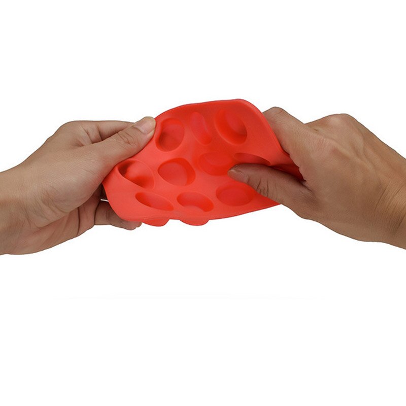 Utensilio de cocina para hornear pastel de Gel de sílice molde de Chocolate 12 Reg molde de pudín de gelatina cubo de hielo molde de silicona Accesorios