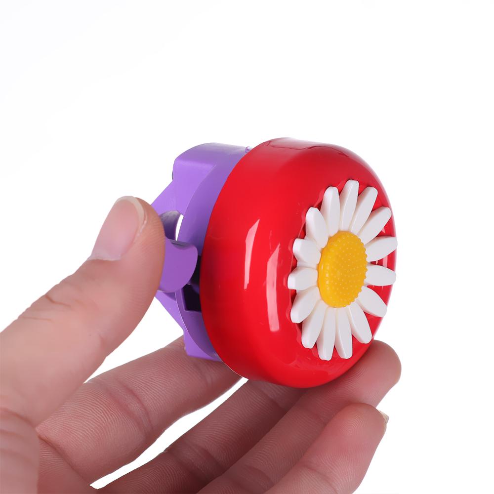 Kids Funny Bicycle Bell Horns Bike Daisy Flower Children Girls Cycling Ring Alarm for Handlebars Multi-color