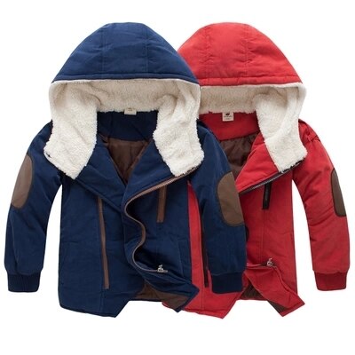 Kind Gewatteerd Jas Kinderkleding Dikker Katoen Gevoerde Bovenkleding Patchwork Baby Kleding Kids Winter Kleding Snowsuit