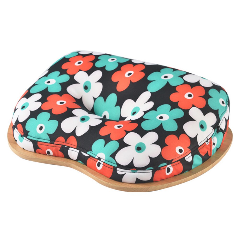 With Soft Cushion Reading Table Adults Kids Home Travel Sleeping Double Sided Study Bedroom Lap Tray Office Laptop Desk Portable: Multicolor Flower