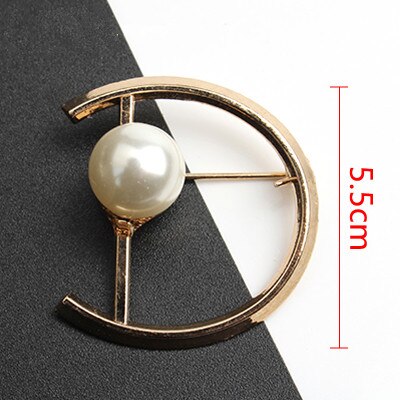 Gull brosje pins blomst drue kjærlighet henger imitasjon perle brosjer for kvinner bryllup smykker tilbehør dekorative spenner 1 pc: L