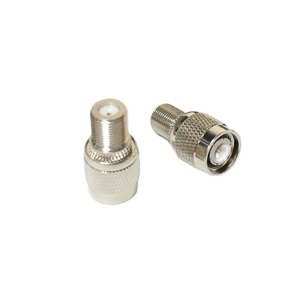 1 stück TNC Stecker auf F-kupplung RF koax Adapter-konverter Gerade Nickelplated