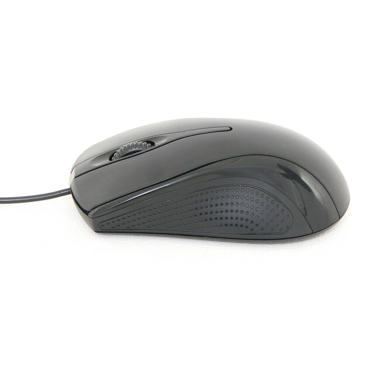 WIRED USB OPTICAL MOUSE FOR PC LAPTOP MAC COMPUTER SCROLL WHEEL BLACK UK