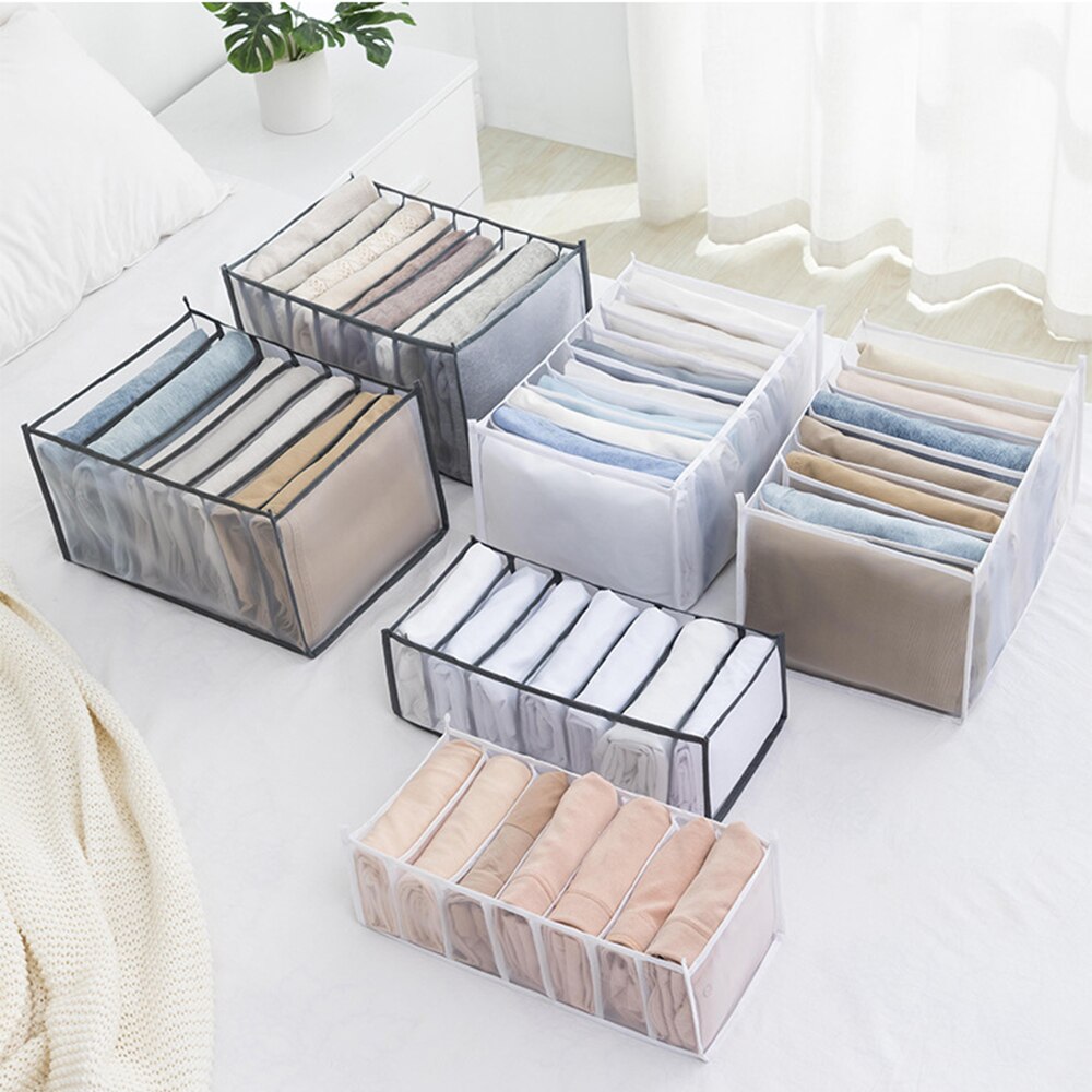1PC Home Closet Organizer Voor Ondergoed Sok Kast Divider Opbergdoos Organizer voor kleding Opvouwbare Lade Organizer