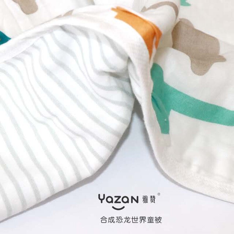 Ya Zan 105*110 6 schichten Blick Sommer Decke baumwolle Baby decke Super dicken Super Sanft schlaf decke schlafen Decke