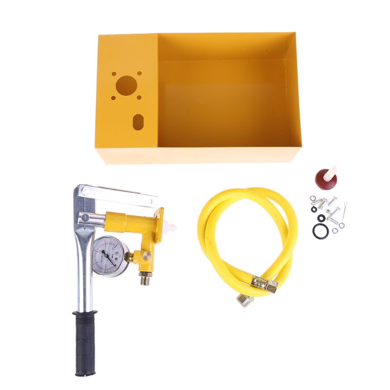 2.5MPa 25KG Water pressure gauge manometer Manual Hydraulic Test Pressure Tester Water Pump Machine with G1/2" Hose