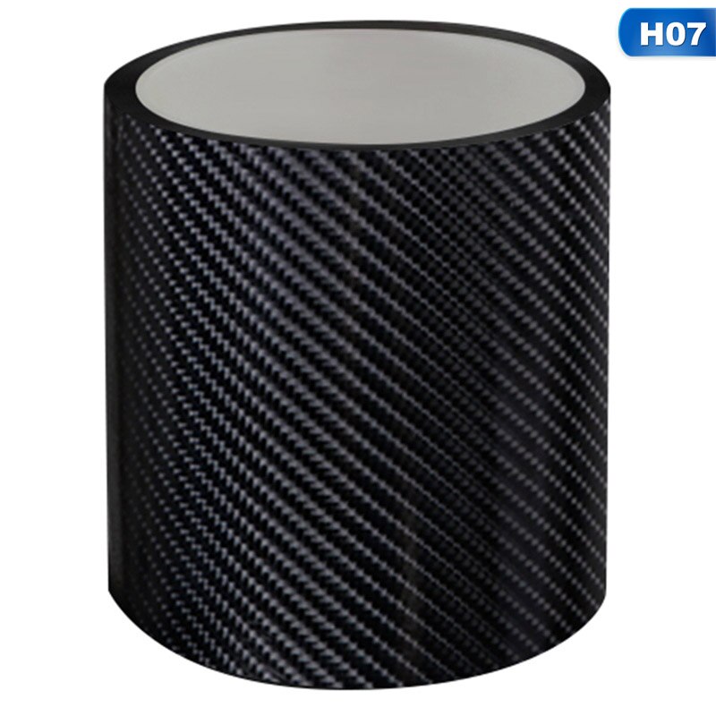 Carbon Fiber Auto Sticker Protector Strip Nano Sticker Auto Instaplijsten Anti Kras Tape Botsing Scuff Diy Plakken Bescherming Film: 100mm X 300cm