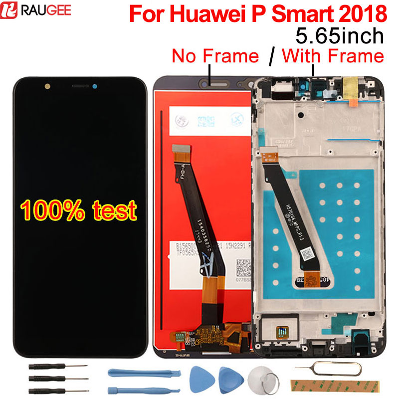 For Huawei P Smart LCD Display +Touch Screen with Frame Digitizer Screen Glass Panel Replacement For Huawei P Smart lcd