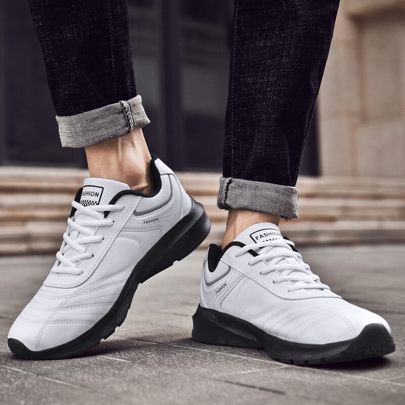 Men's Sneakers Walking Shoes Size 39-48 Men's Colors Comfortable Black and White Outdoor Sneakers Sport Shoes Zapatillas Hombre