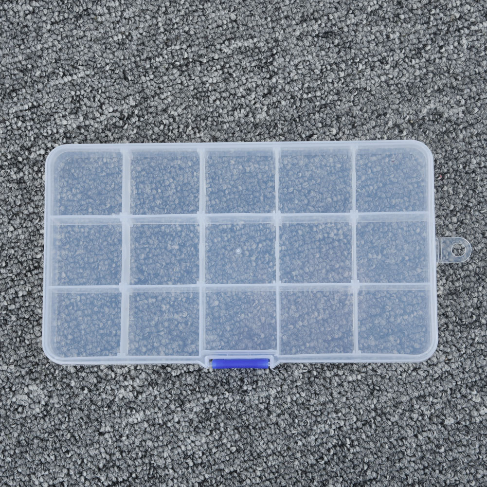 10/15/24/36 Grids Plastic Organizer Box Storage Container Jewelry Box With Adjustable Dividers For Beads Arts DIY Crafts Storage