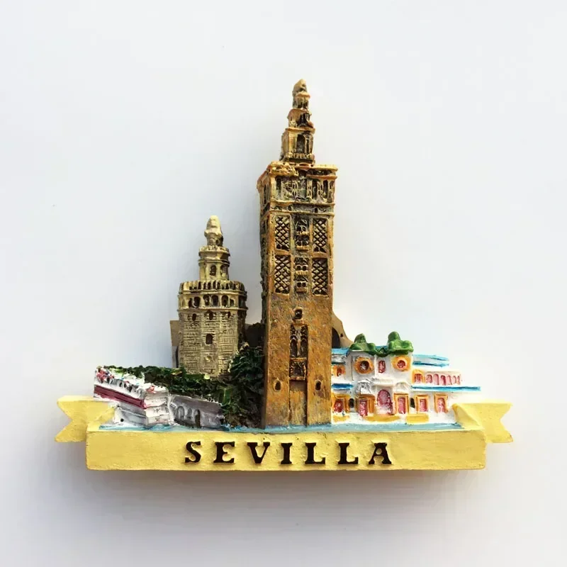 Spaans Koelkast Magneten Toledo La Catedra Kathedraal Malaga Montserrat Magnetische Koelkast Stickers Toeristische Souvenirs Idee