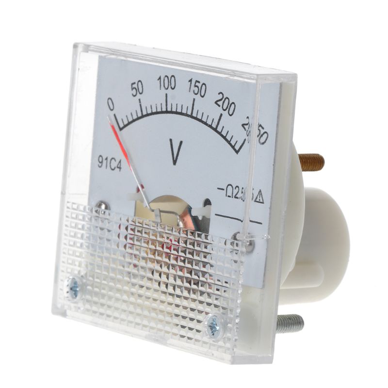 Voltmètre DC 91C4, panneau analogique, tension, pointeur mécanique, Type 3/5/10/15/20/30/50/100/150/250V