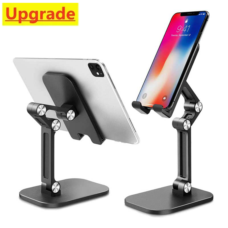 Foldable Mobile Phone Desktop Phone Stand Charging Space for IPad IPhone 15 Desk Holder Adjustable Desk Bracket Smartphone Stand