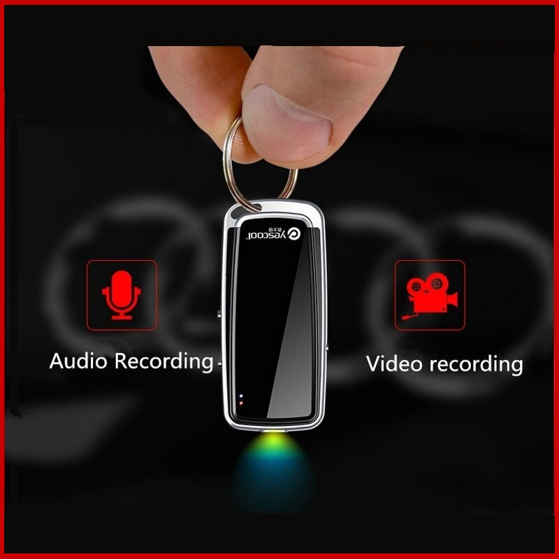 Yescool mini câmera magnética a30, micro câmera oculta com absorção de vídeo e voz, com suporte para cartão tf, 8g