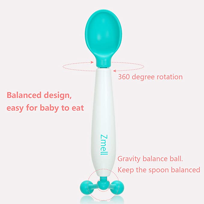 Specialiteit Lepels Zwaartekracht Draaiende Lepel Extra-Fijne Dessert Lepels Voor Thuis, Keuken Of Restaurant Vriendelijke Gerecycled Voeden Uten: green