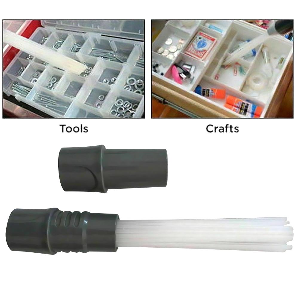 Accesorios de aspiradora multiusos de paja Universal, cepillo de polvo, eliminador de suciedad para coche o Hogar, suministros,